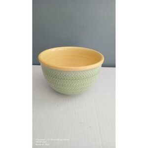 Italian Ceramic Bowl, Decorative Serving Bowl, Green‎ Scale Pattern, Kitchen